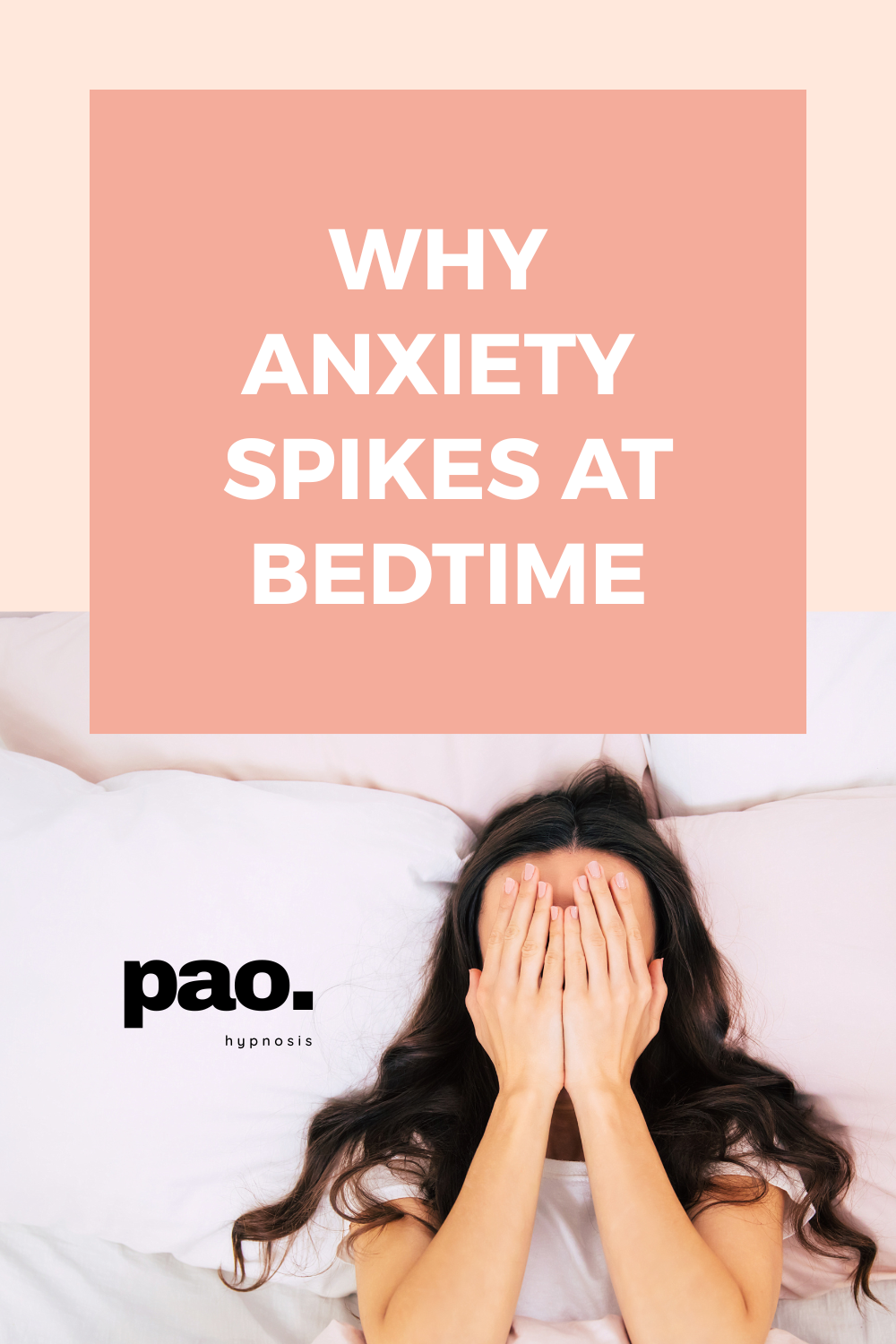 why anxiety spikes at bedtime - a woman frustrated in bed