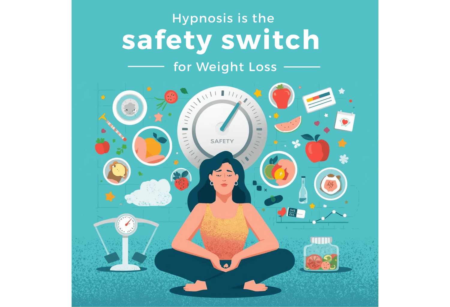 Subconscious weight loss science - hypnosis is the safety switch for weight loss