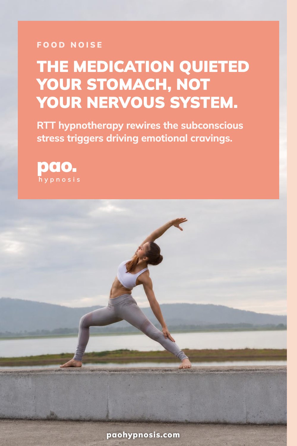 The medication quieted your stomach, not your nervous system.