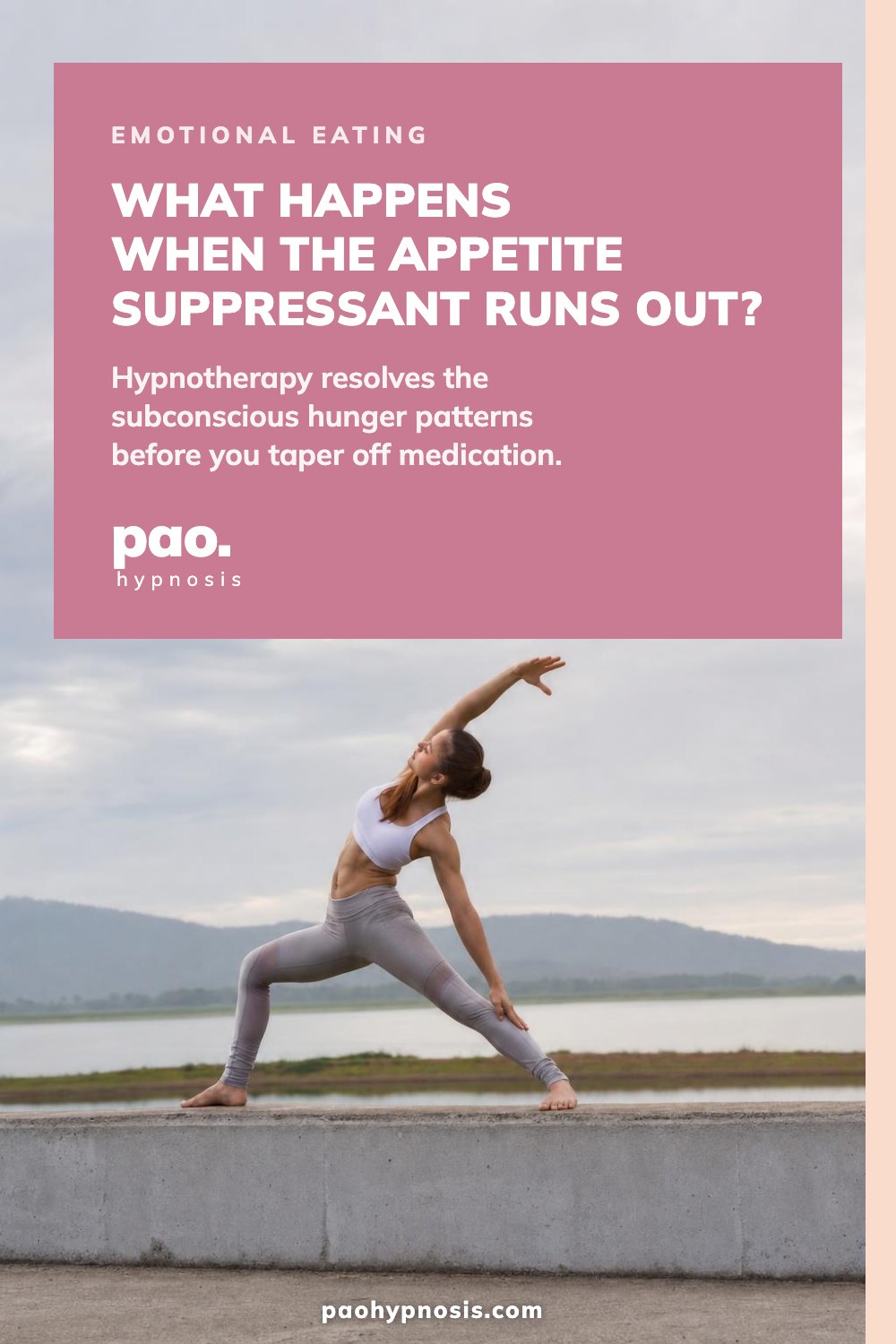 What happens when the appetite suppressant runs out?