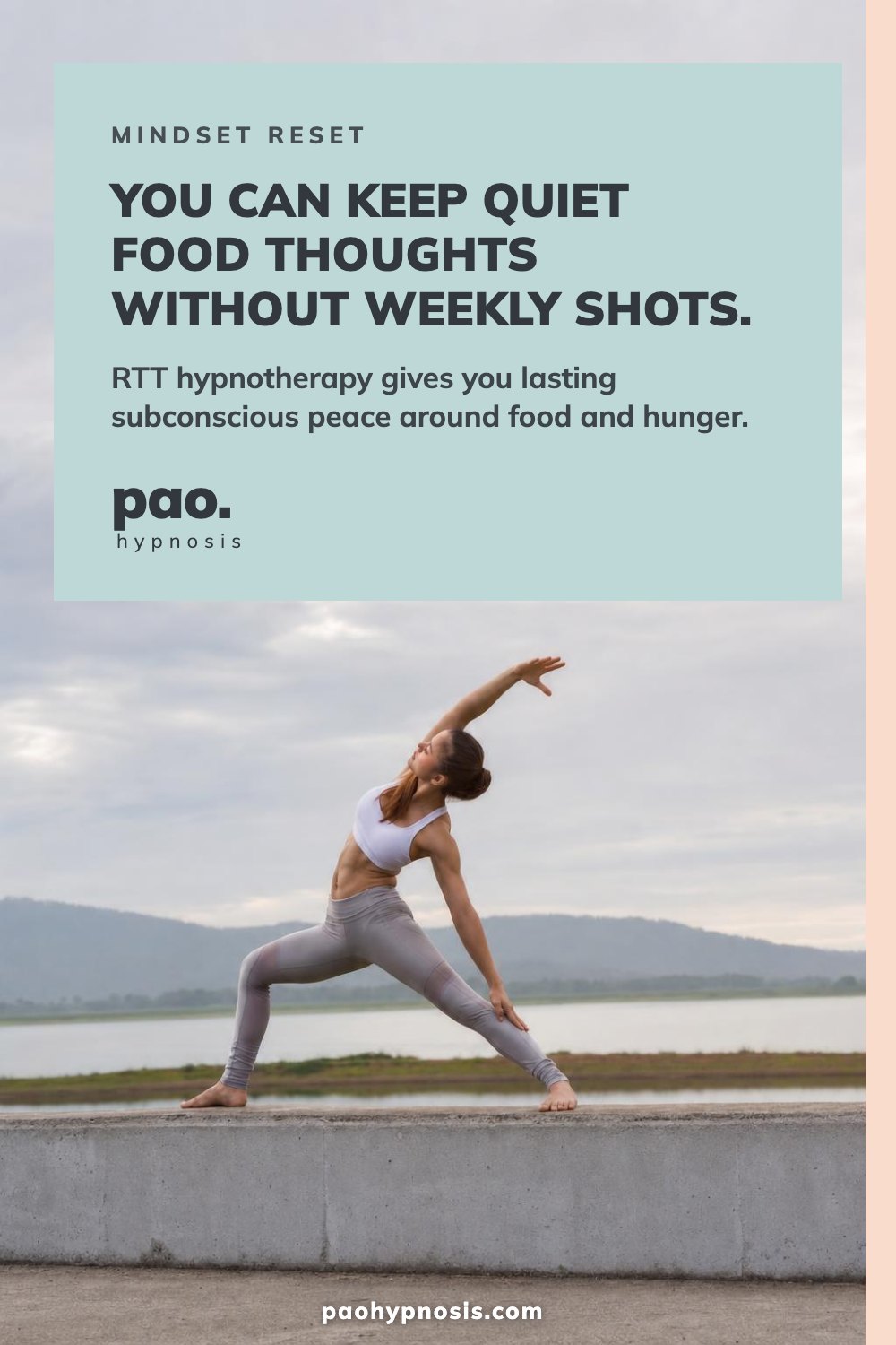 You can keep quiet food thoughts without weekly shots.