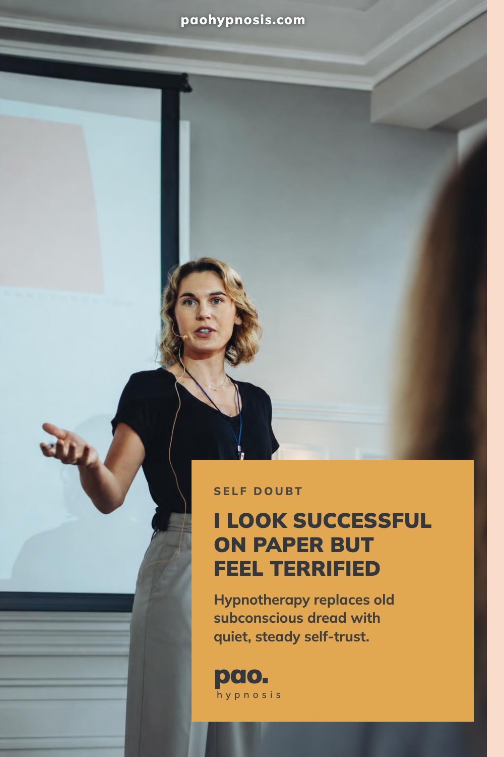 I look successful on paper but feel terrified