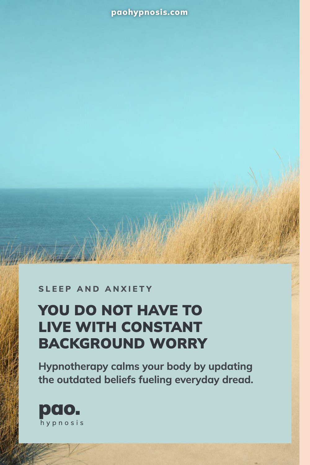 You do not have to live with constant background worry