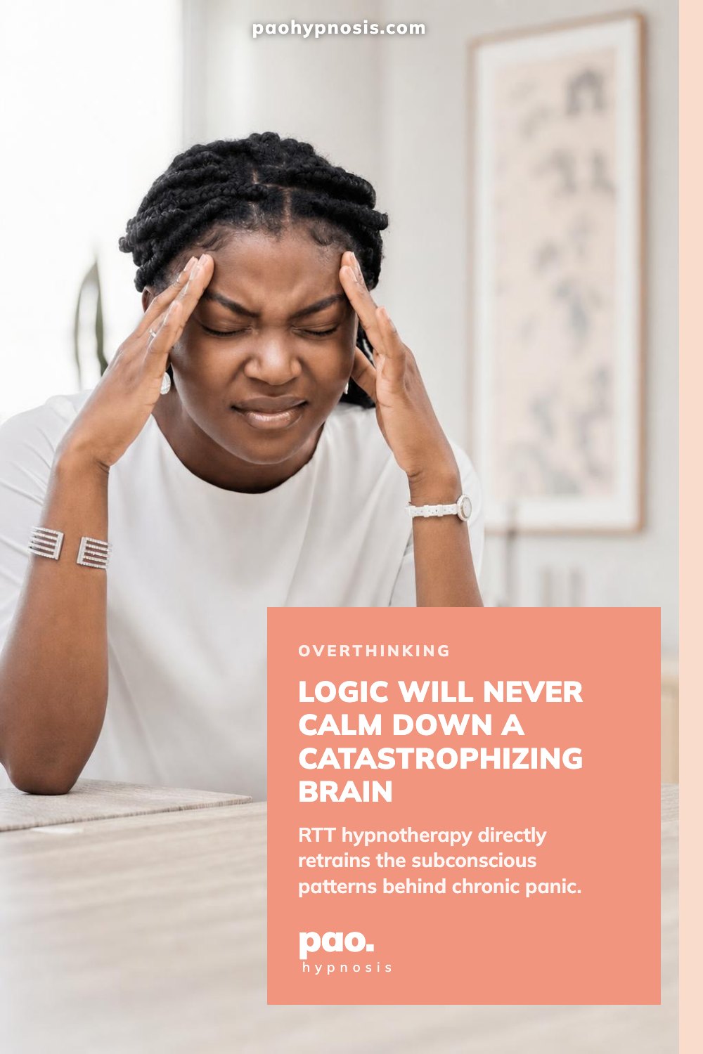Logic will never calm down a catastrophizing brain