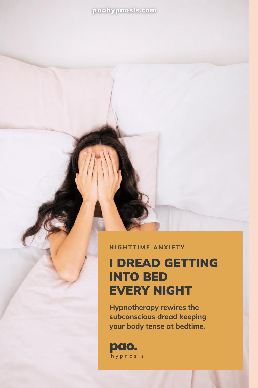 I dread getting into bed every night