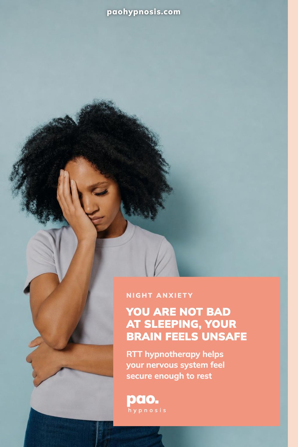 You are not bad at sleeping, your brain feels unsafe
