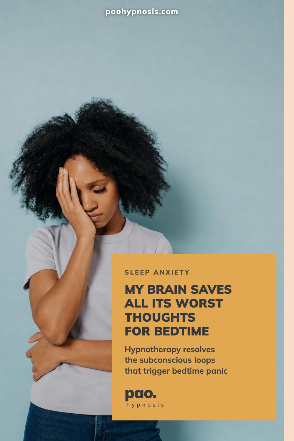 My brain saves all its worst thoughts for bedtime