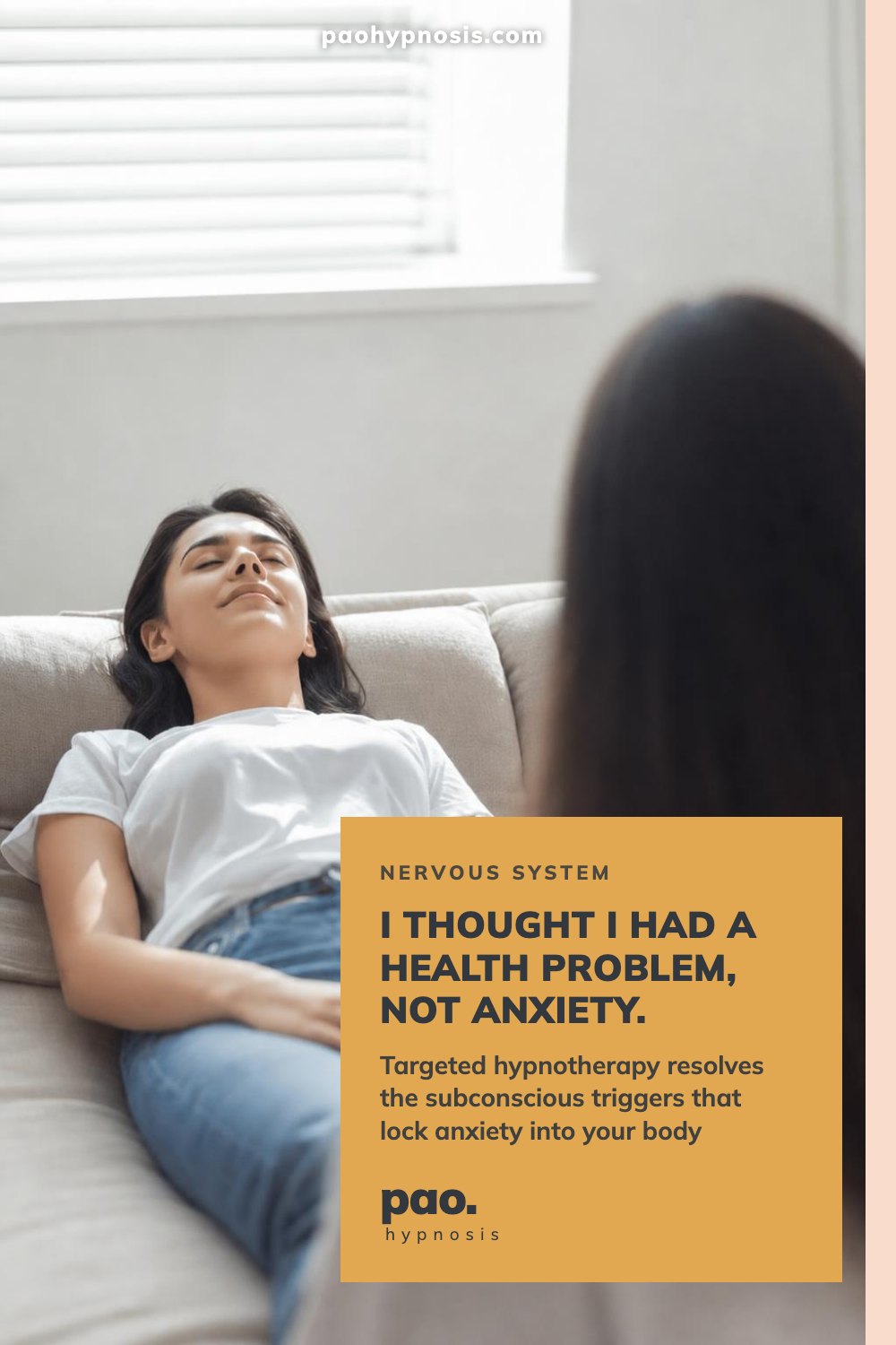 I thought I had a health problem, not anxiety.