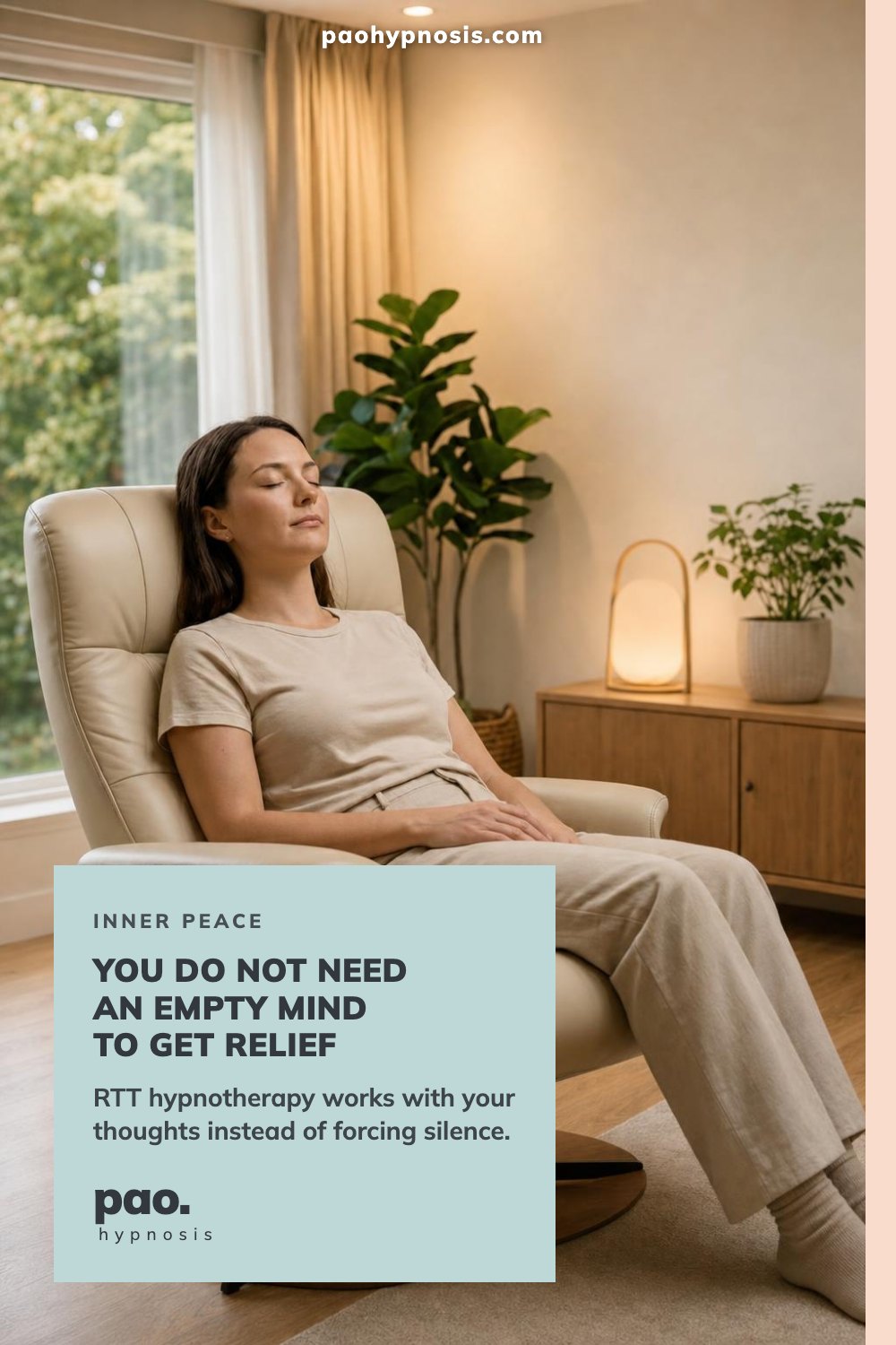 You do not need an empty mind to get relief