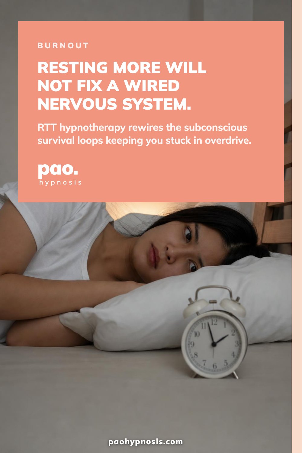 Resting more will not fix a wired nervous system.