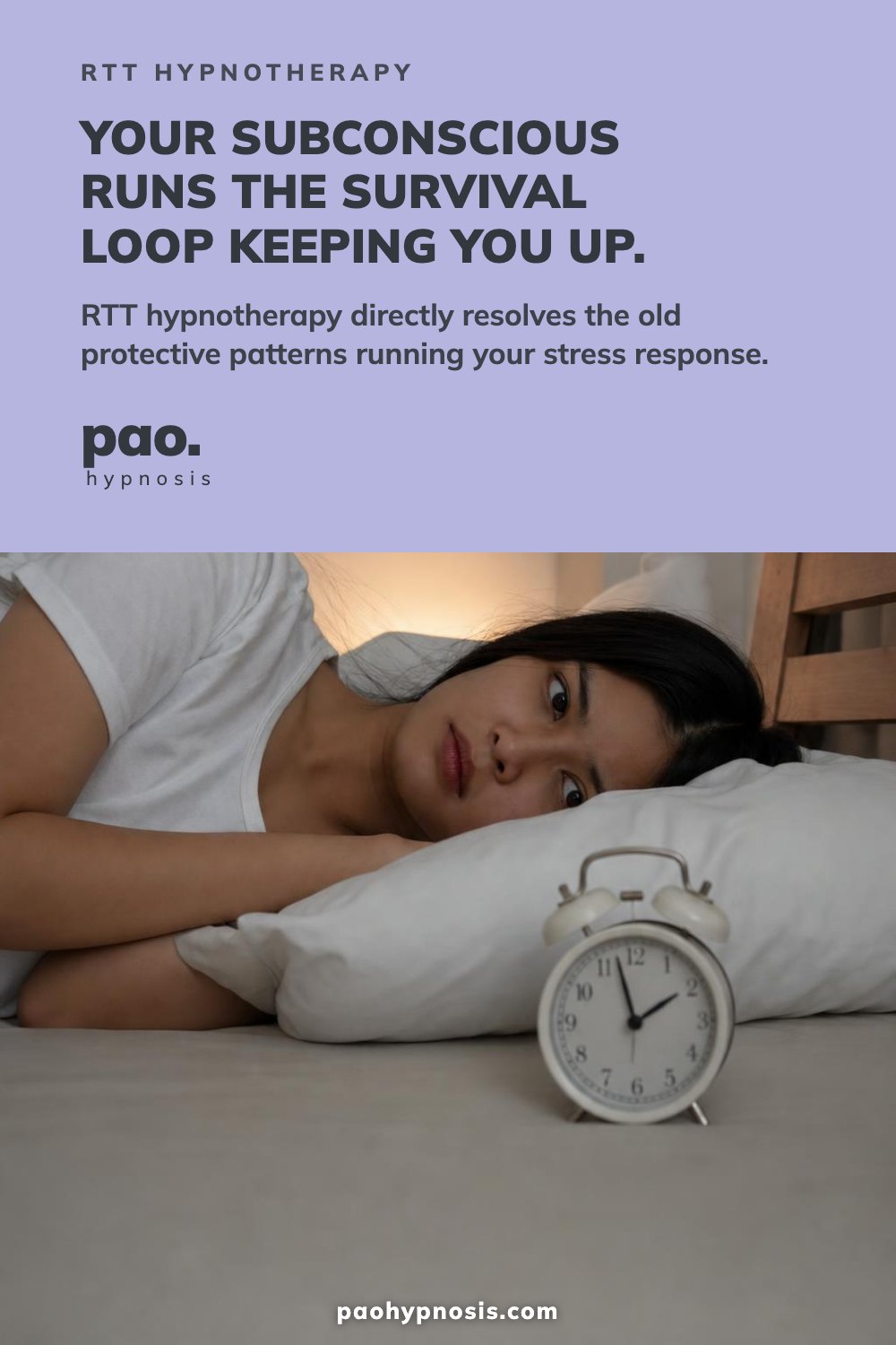 Your subconscious runs the survival loop keeping you up.
