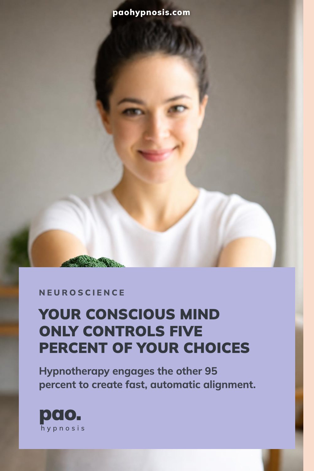 Your conscious mind only controls five percent of your choices