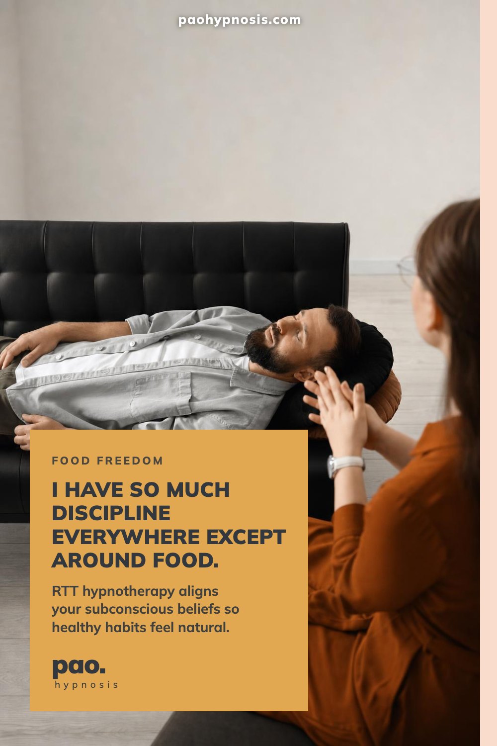 I have so much discipline everywhere except around food.
