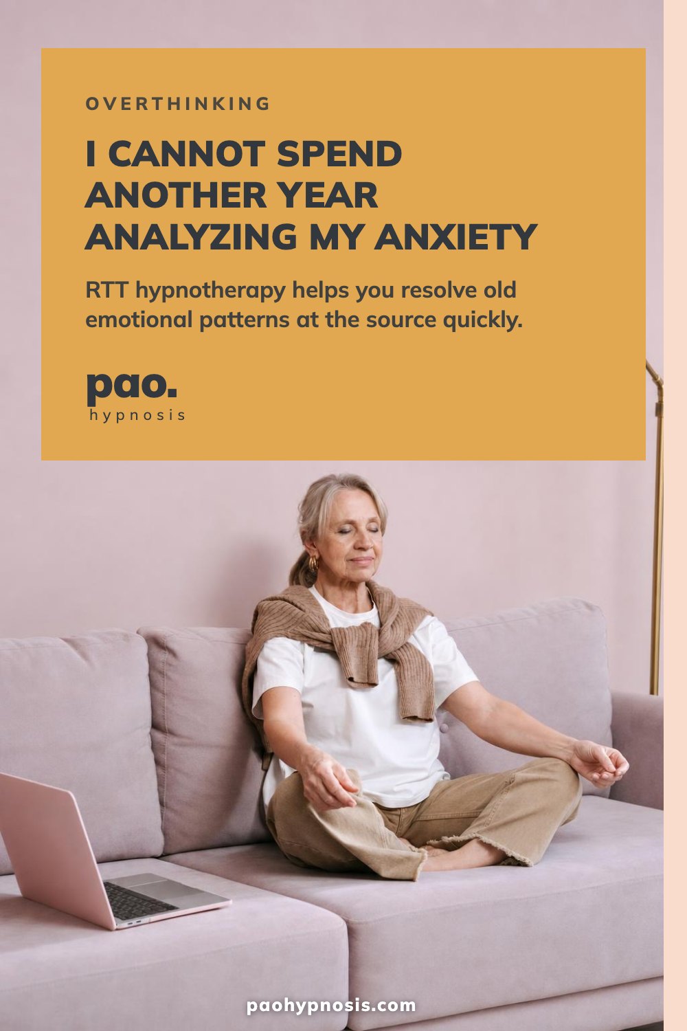 I cannot spend another year analyzing my anxiety