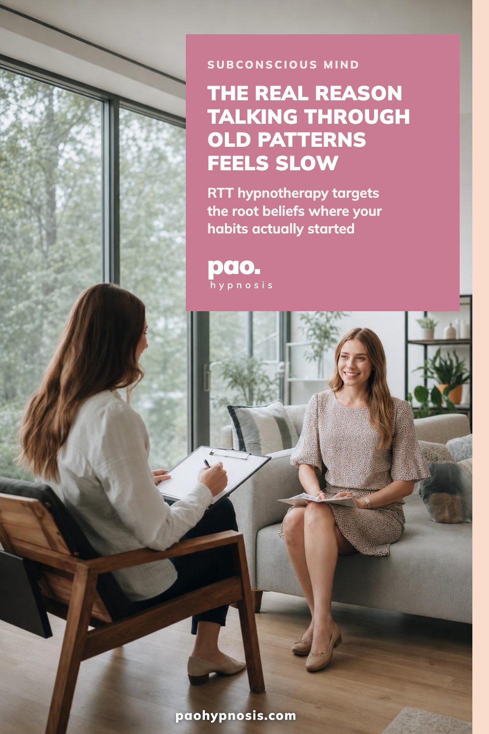The real reason talking through old patterns feels slow